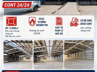 Cho thuê kho 2000m2 quốc lộ 1a, thủ đức