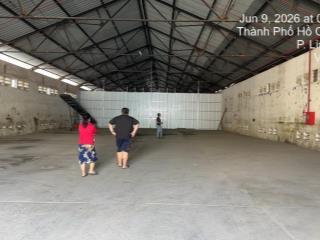 Cho thuê kho 650m2 dt tại thủ đức đường xe cont ngày đêm