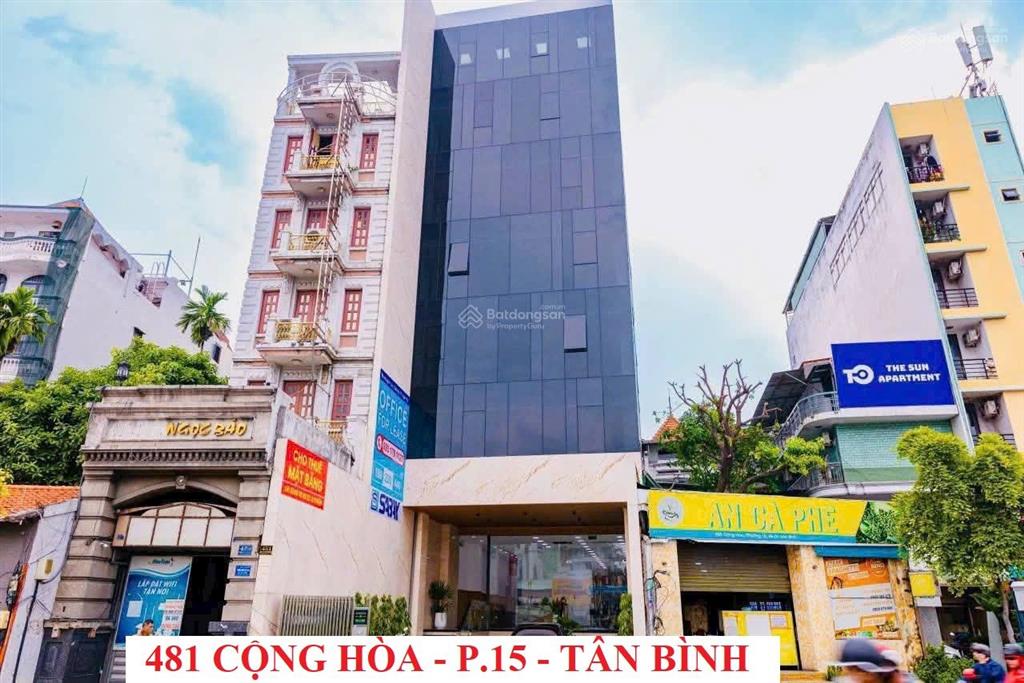 Cho thuê văn phòng tại tòa nhà 481 cộng hòa, 81,62 triệu vnd, 220m2