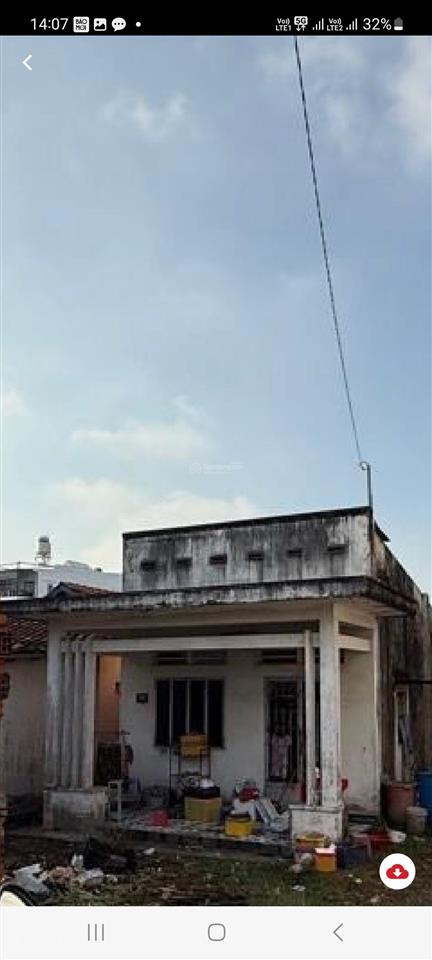 Mặt tiền đường số  bán đất tặng nhà cấp 4  dt 102/140 ngang 5 tăng nhơn phú