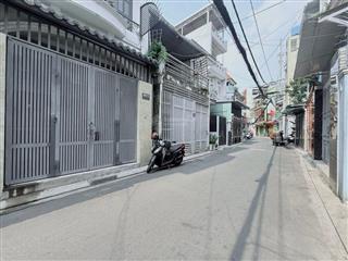 Hxt trải nhựa 1 trục  100m2  xây mới 6 tầng  sát mt nguyễn kiệm