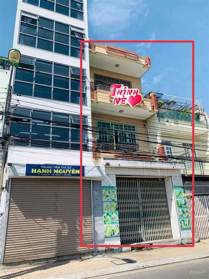 Bán nhà mặt phố đường hoàng sa cạnh chợ bình tân 50m đi bộ tắm biển 1,2km tại nha trang