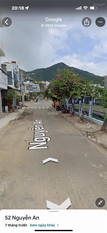 Bán đất ngang 7,7m mặt tiền nguyễn an hòn sện vĩnh hoà gần biển nha trang giá tốt chỉ 70 triệu/1m2