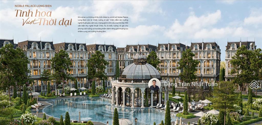 Cđt mở bán 20 căn biệt thự noble palace long biên  ls 0%/12 tháng, trải nghiệm 36 tháng dịch vụ 5*
