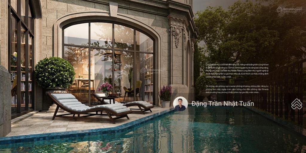 Cđt mở bán 20 căn biệt thự noble palace long biên  ls 0%/12 tháng, trải nghiệm 36 tháng dịch vụ 5*