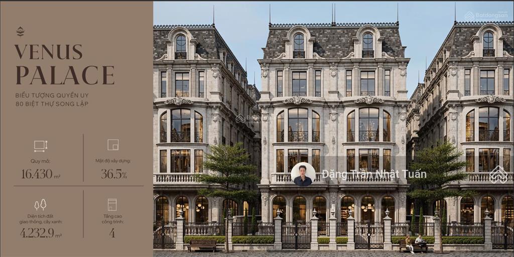 Bán biệt thự song lập giá chỉ 52 tỷ 800 triệu thanh toán sớm, miễn phí dịch vụ chuẩn 5* trong 3 năm