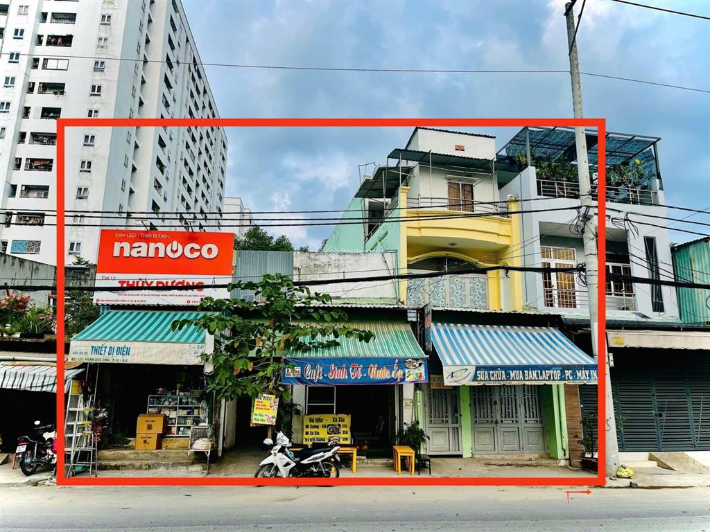 Giá bán 28 tỷ nhà mặt tiền phạm đức sơn q8 ngang lớn 12m dài 20m cn 240m2 đất
