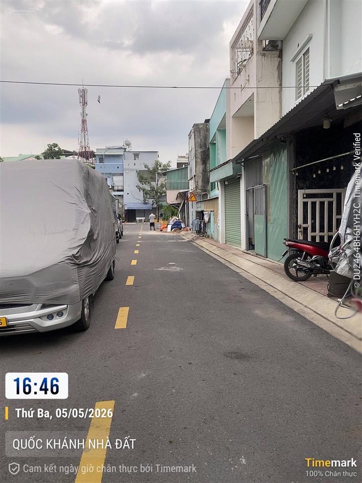 Nhà 4 tầng  2 mặt tiền  đường xe tải  dt 80m  gần trường học an lạc  bên xe miền tây  tên lửa