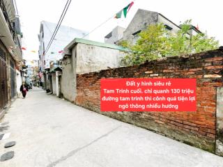 Đất vàng tam trinh yên sở ô tô vào 2 mặt thoáng  125.5m  giá tốt nhất