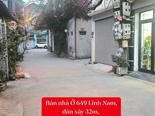 Nhà tây tứ mệnh / 32m 5 tầng giá tốt nhất / tain 649 lĩnh nam.  