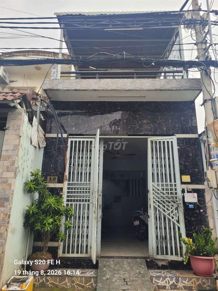 cần cho thuê nhà 1Xẹt NVQ .DT 4 x20 .1 trệt 1Lầu 2PN 2Ws giá 9 triệu