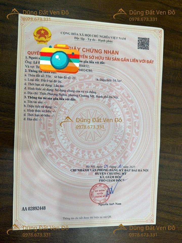 54,7M PHỤNG CHÂU-CHƯƠNG MỸ-HÀ NỘI