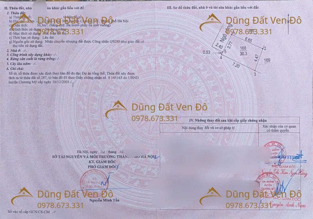 NHÀ 30,3M TT CHÚC SƠN-CHƯƠNG MỸ-HÀ NỘI