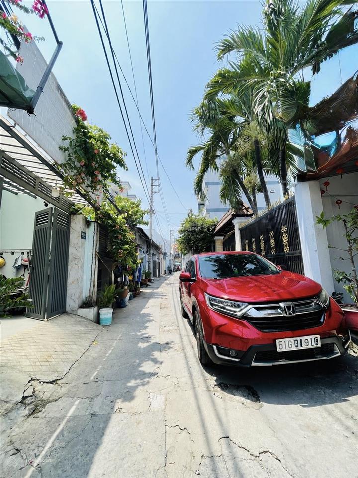 Hẻm xe hơi 72m2 3 phòng có ngủ trệt đông hưng thuận, nguyễn văn quá q12