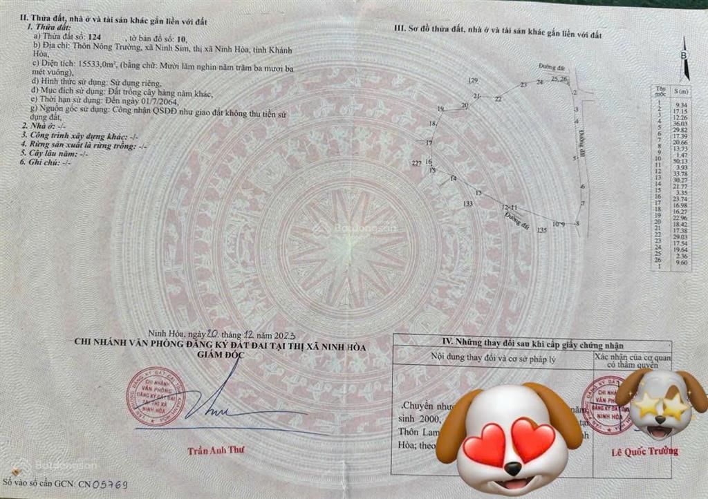 Bán đất giá tốt tại tây ninh hòa (xã ninh sim cũ). diện tích lớn, giá chỉ 1,5 tỷ