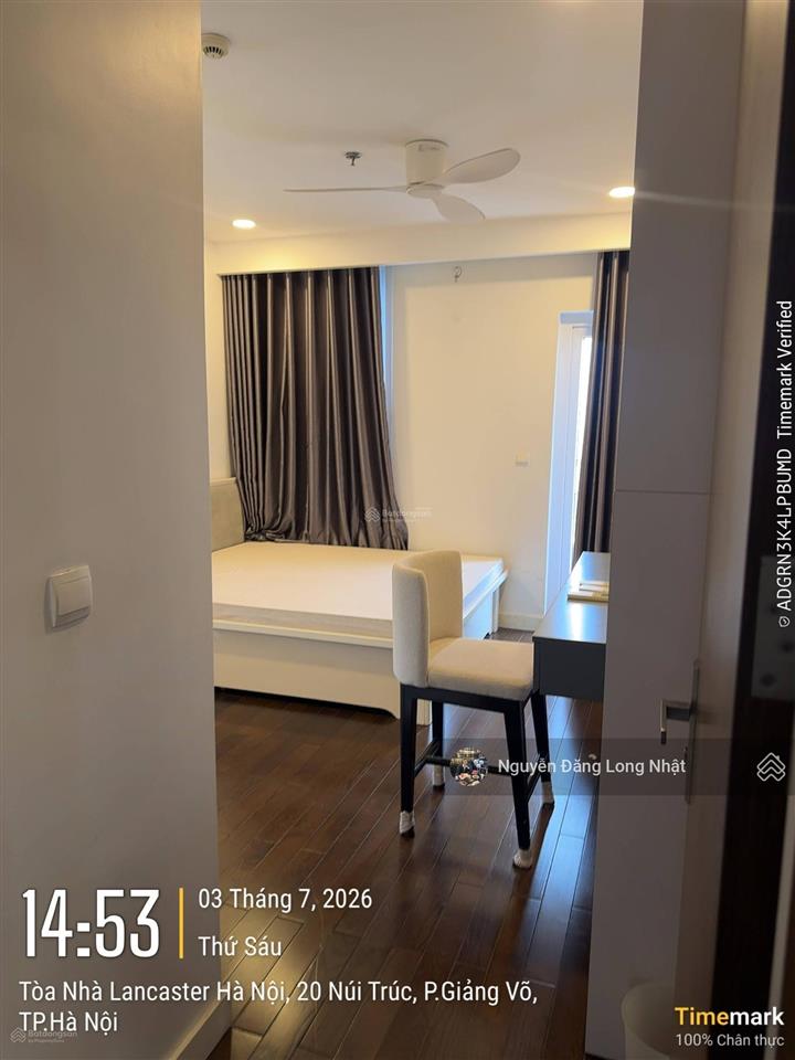 Hot! cho thuê căn hộ đẹp 4pn, 3wc, 175m2 tại lancaster hà nội, full đồ tầng cao thoáng giá tốt