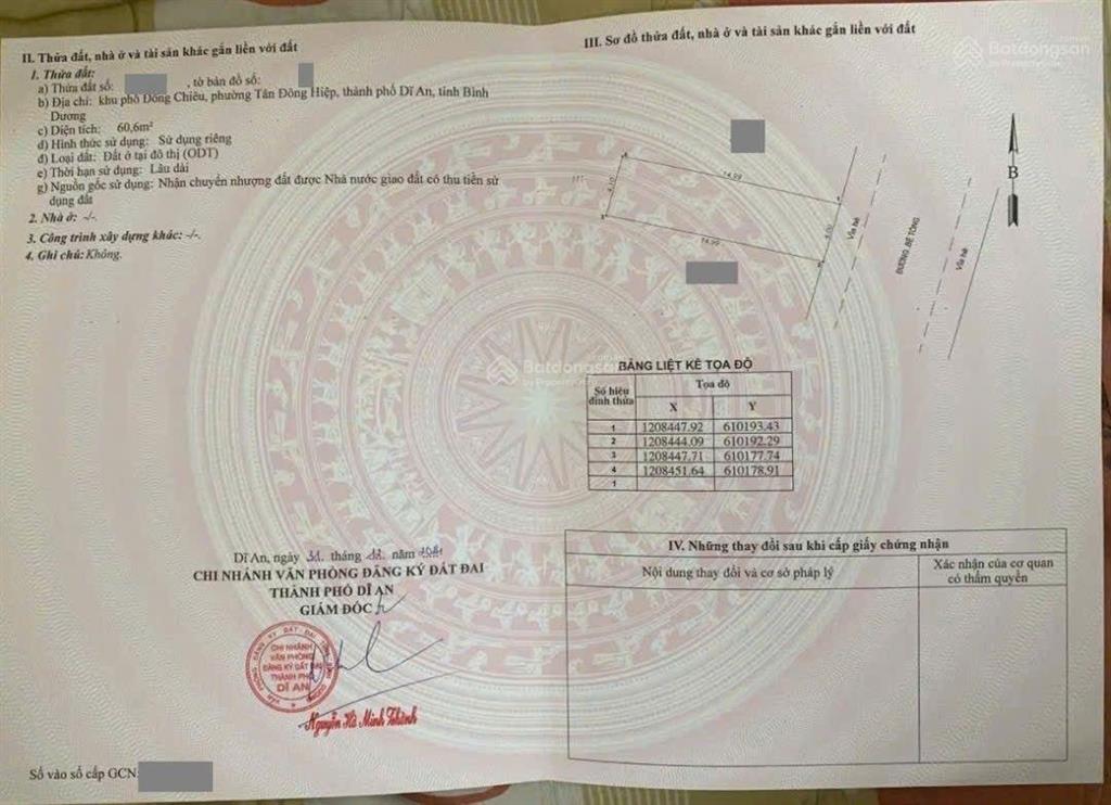 Nhà phố kdc hoàng hùng gần ngay ngã tư chiêu phường tân đông hiệp tp dĩ an