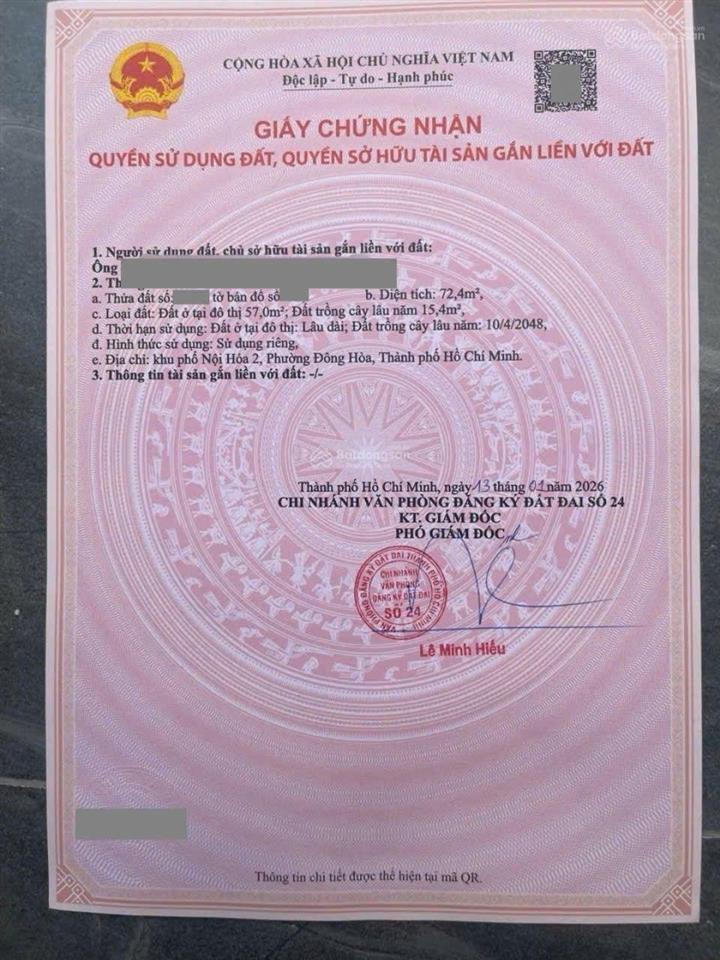 Nhà phố gần chợ đông hòa phường đông hòa tp dĩ an