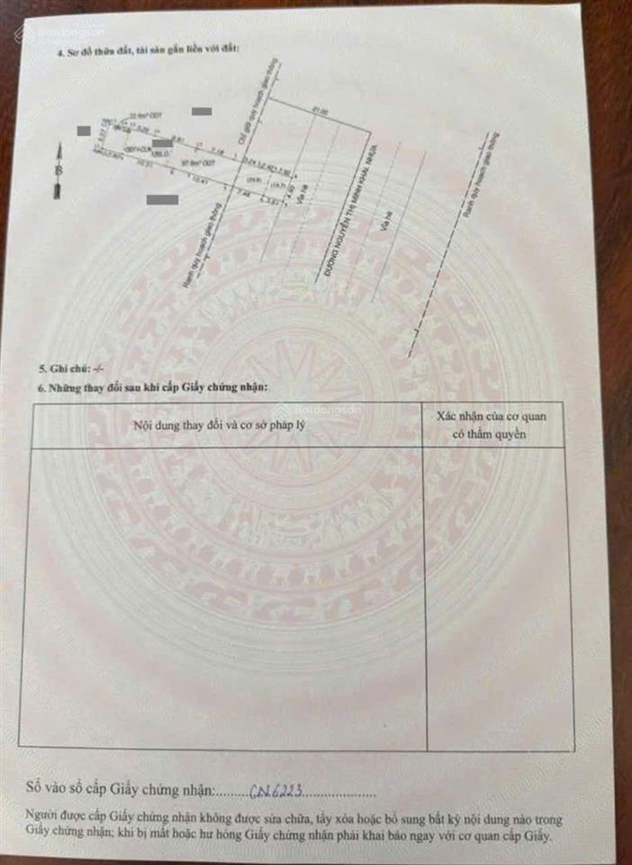 Đất mặt tiền đường nguyễn thị minh khai phường tân đông hiệp tp dĩ an