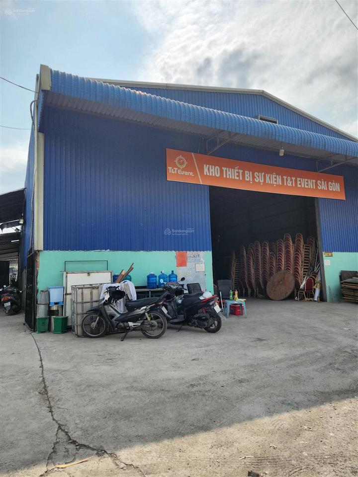 Cho thuê nhà xưởng 560m2 vừa hết hợp đồng tại phường an phú đông quận 12