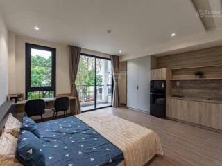 Cho thuê căn hộ studio mới 100%  ban công thoáng mát ~ gần nguyễn thái sơn  đh văn lang