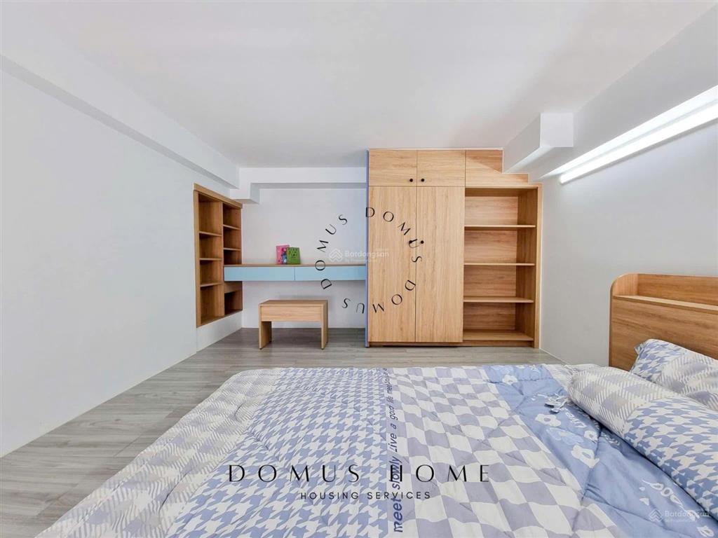 Căn hộ mới xây 100% full nội thất  máy giặt riêng, ban công, cửa sổ  tô ký  cầu vượt quang trung