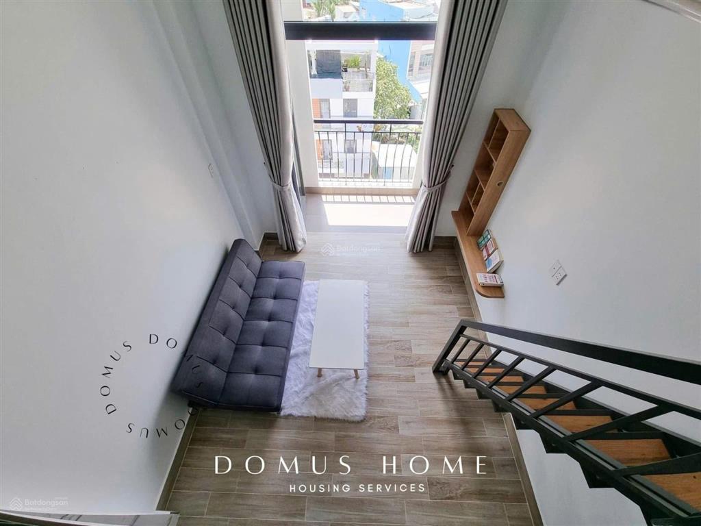 Căn hộ mới xây 100% full nội thất  máy giặt riêng, ban công, cửa sổ  tô ký  cầu vượt quang trung