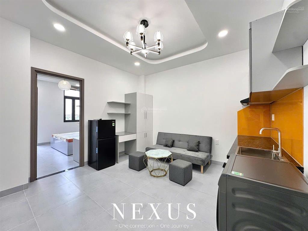 Siêu phẩm căn hộ 1pn mới xây  view kính, ban công thoáng  ngay ngã tư tô ký  công viên phần mềm