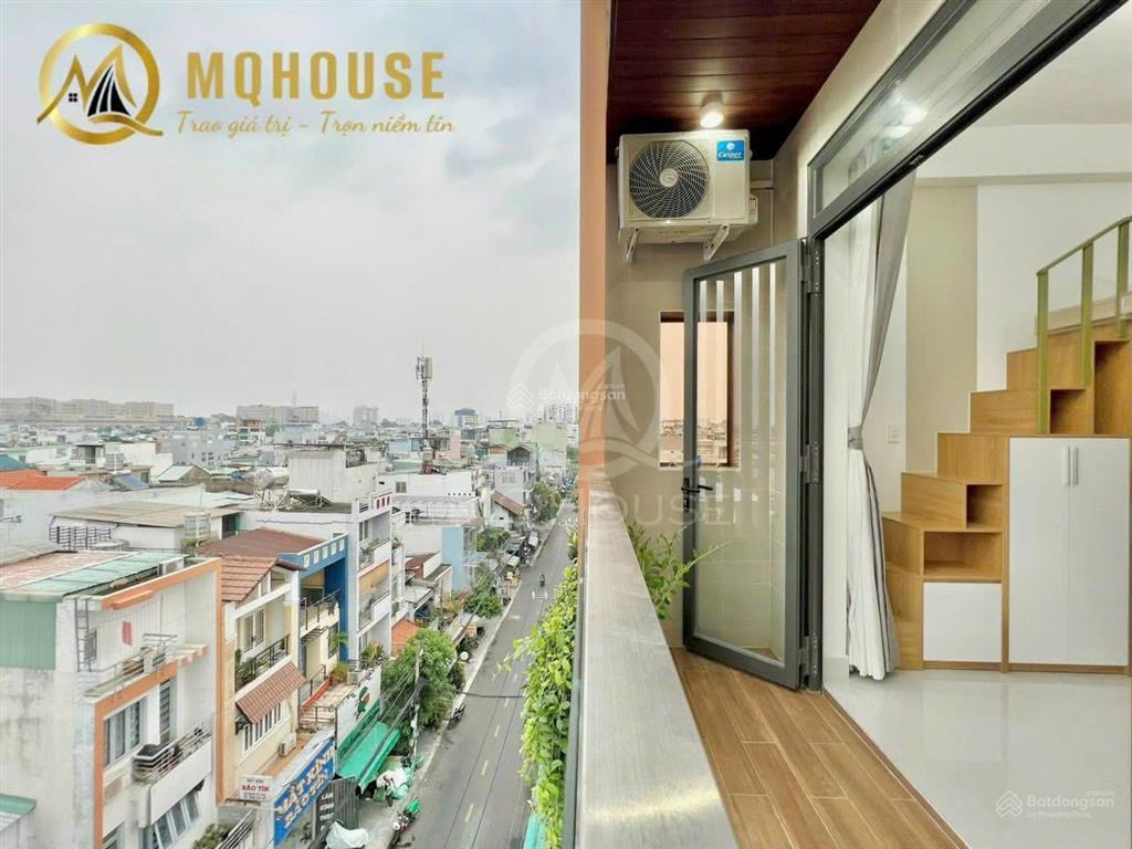 Căn hộ có gác xây mới tinh 100%  view kính  cửa sổ lớn  ngay nguyễn văn quá  cầu tham lương