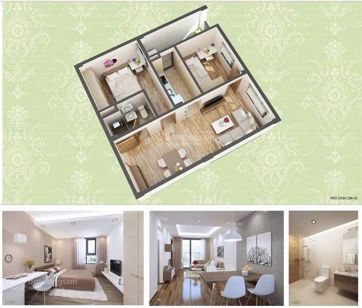 Bán căn hộ chung cư hưng thịnh  kiến hưng diện tích 56.4m2