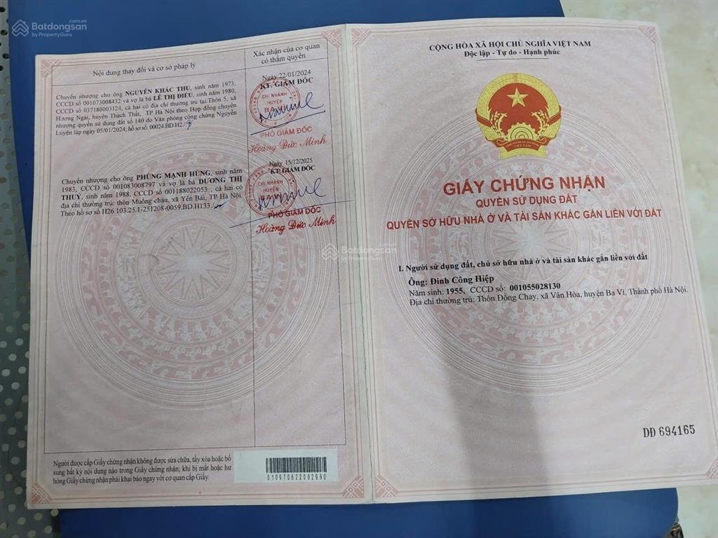 Chính chủ cần chuyển nhượng 8m mặt tiền trục chính yên bài với dt 275m có 100tc