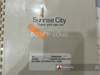 Bán căn officetel tại sunrise city north quận 7, 37.2m2, giá 3 tỷ, view đông.  0774 944 ***