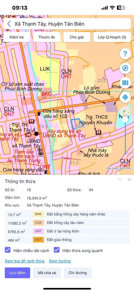 Bán lô đất vườn quy hoạch đất ở