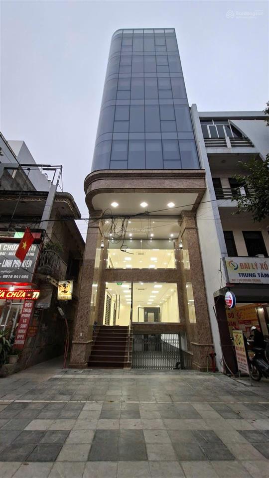 Bán tòa nhà văn phòng 8 tầng mặt phố quang trung | lô góc dt 146m2 x mt 6m. giá 77 tỷ