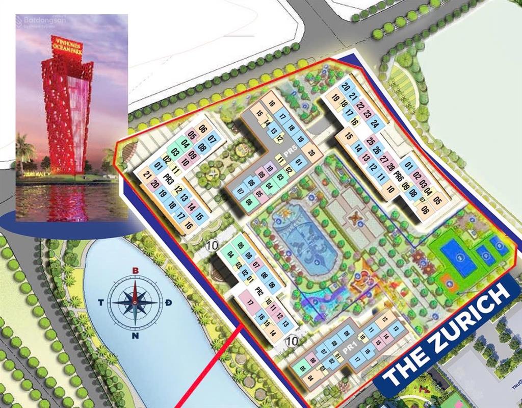 Bán cc 74,5m2 pr5.2x03 tại vinhomes ocean park gia lâm, giá cực chất 5,3 tỷ