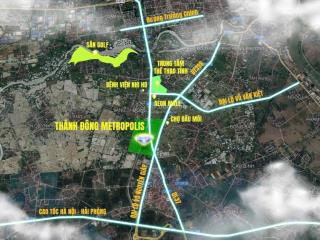Cần bán đất đt phía nam nam hải dương khu metropolis phân khu thương gia
