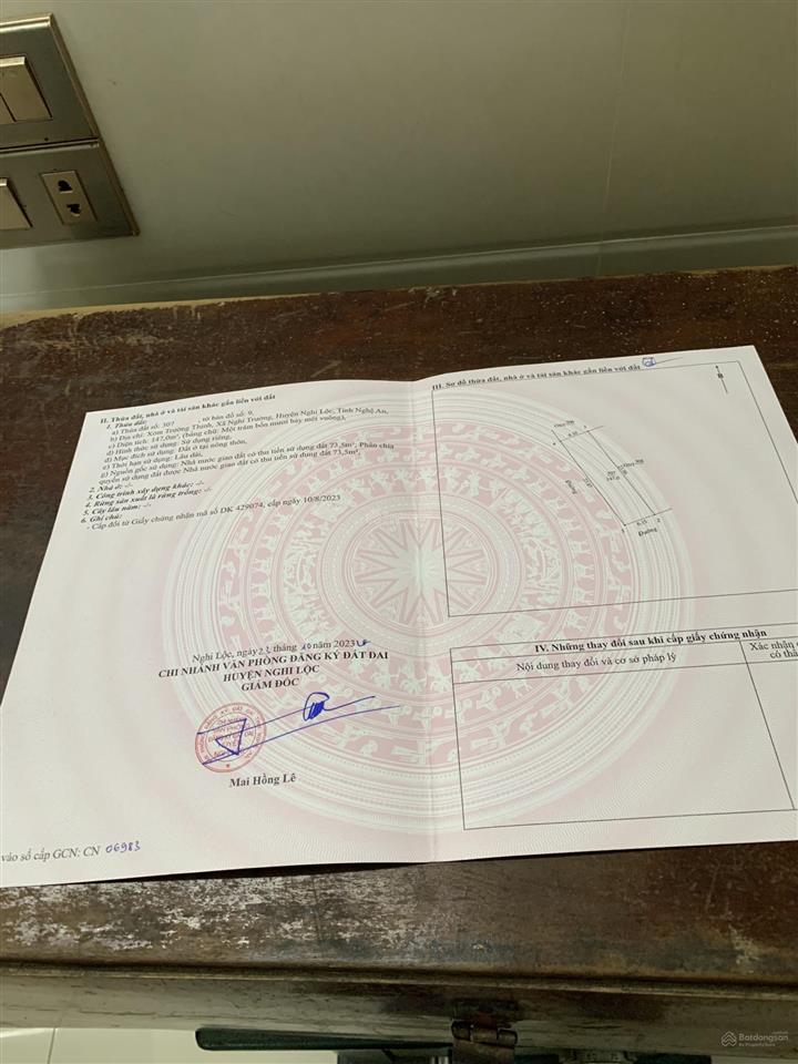 Chính chủ cần bán đất nghi trường, nghi lộc, nghệ an  đường rộng 12m ( xã đông lộc mới )