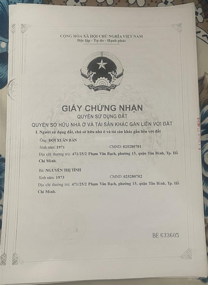 Bán nhà mt đường số 8, phường bhhb