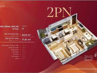 Căn 2 ngủ + 1 giá tốt nhất thị trường 0941 037 ***