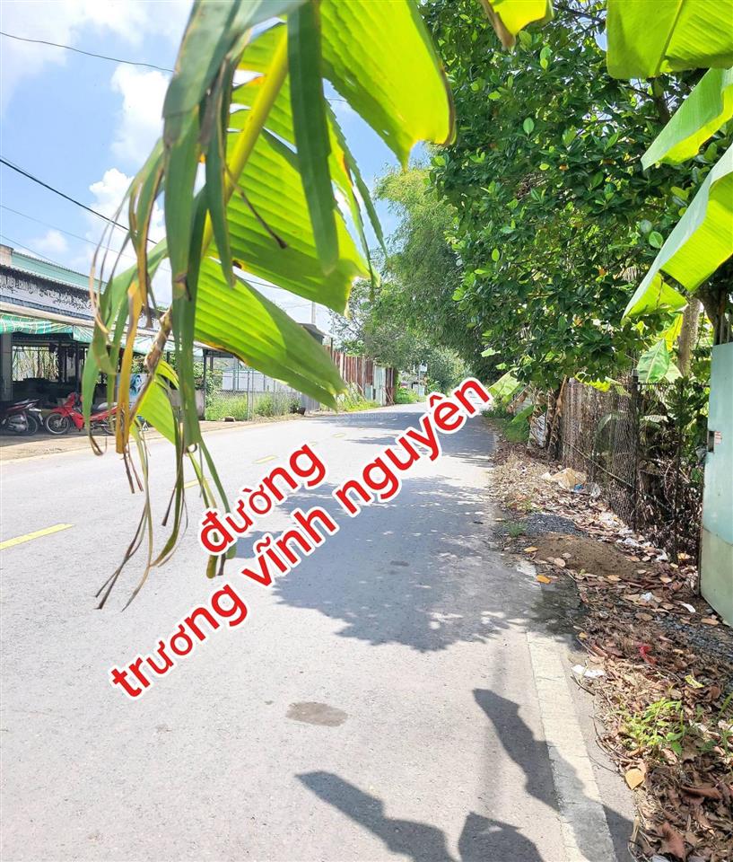 Bán đất mặt tiền đường trương vĩnh nguyên cần thơ
