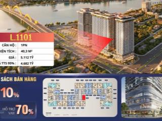 Căn 1 phòng ngủ mặt sông hàn  đầu cầu rồng giá tốt nhất của dự án legend