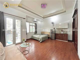 Căn hộ studio ban công siêu rộng  thoáng ngay trường chinh  tân bình