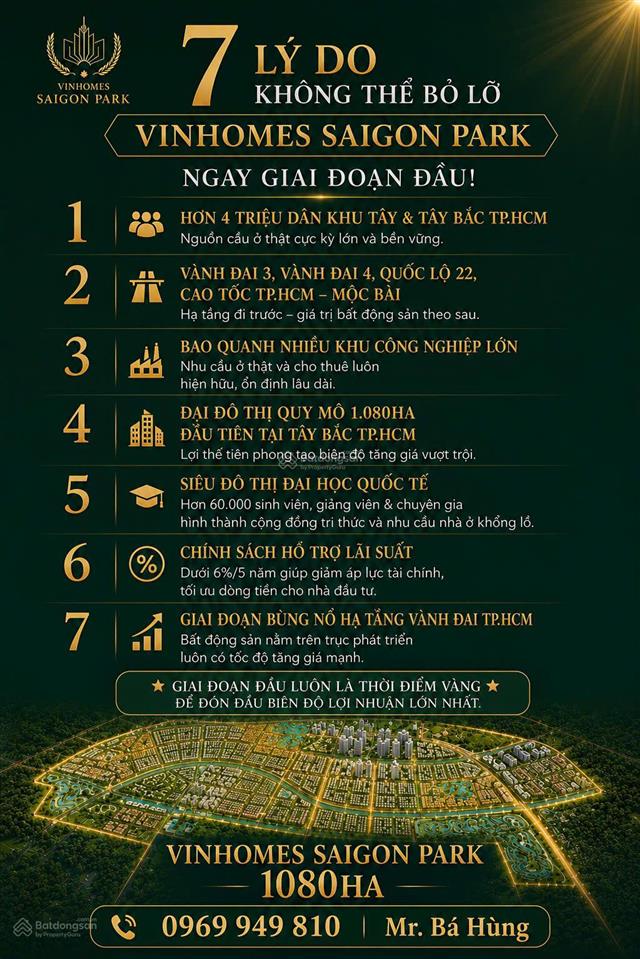Đăng kí nhận thông tin sớm khu đô thị vinhomes saigon park  nhà phố, biệt thự shophouse 0969 949 ***