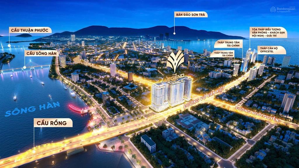 Căn hộ "sky villa" giữa tầng không, căn góc 3pn panorama tại the legend