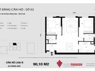 Hàng hiếm chuyển nhượng căn hộ tòa b paragon cầu giấy  giá chỉ từ 83tr/m2