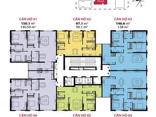 Hà nội paragon  3pn 138m² giá 83 triệu/m², hiếm trong khu vực cầu giấy