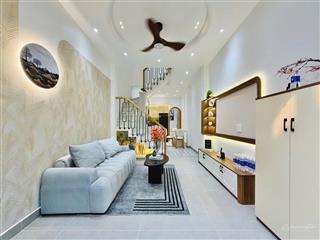 Bán nhà mới xinh hẻm 4m gần cv làng hoa, phường 8, gò vấp, tphcm 2 lầu 32m2/ giá 5,28tỷ ( sổ sẵn )