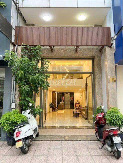 Cho thuê Nhà Mặt Tiền Huỳnh Văn Bánh Phú Nhuận 3 Tầng Thang Máy 25T