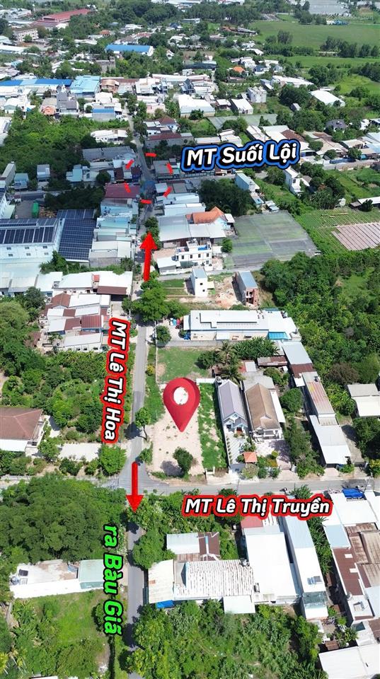 Cần bán 258m2 đất thổ cư hai mặt tiền giáp chợ việt kiều | giá 1 tỷ 350