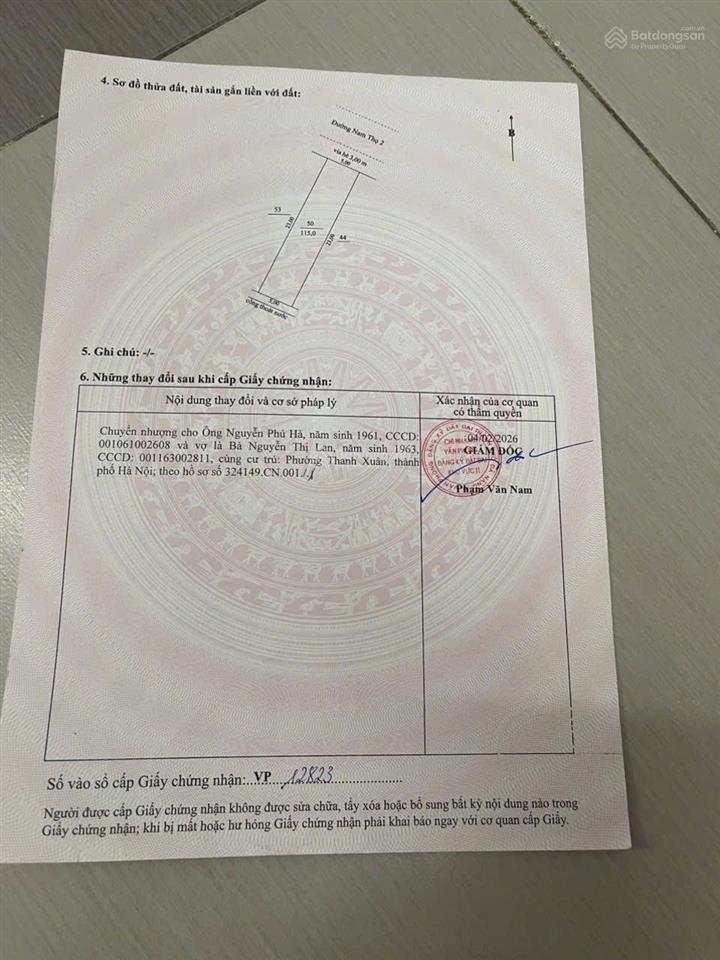 Bán np tại 54 nam thọ 2, 9,6 tỷ, 115m2, giá ưu đãi